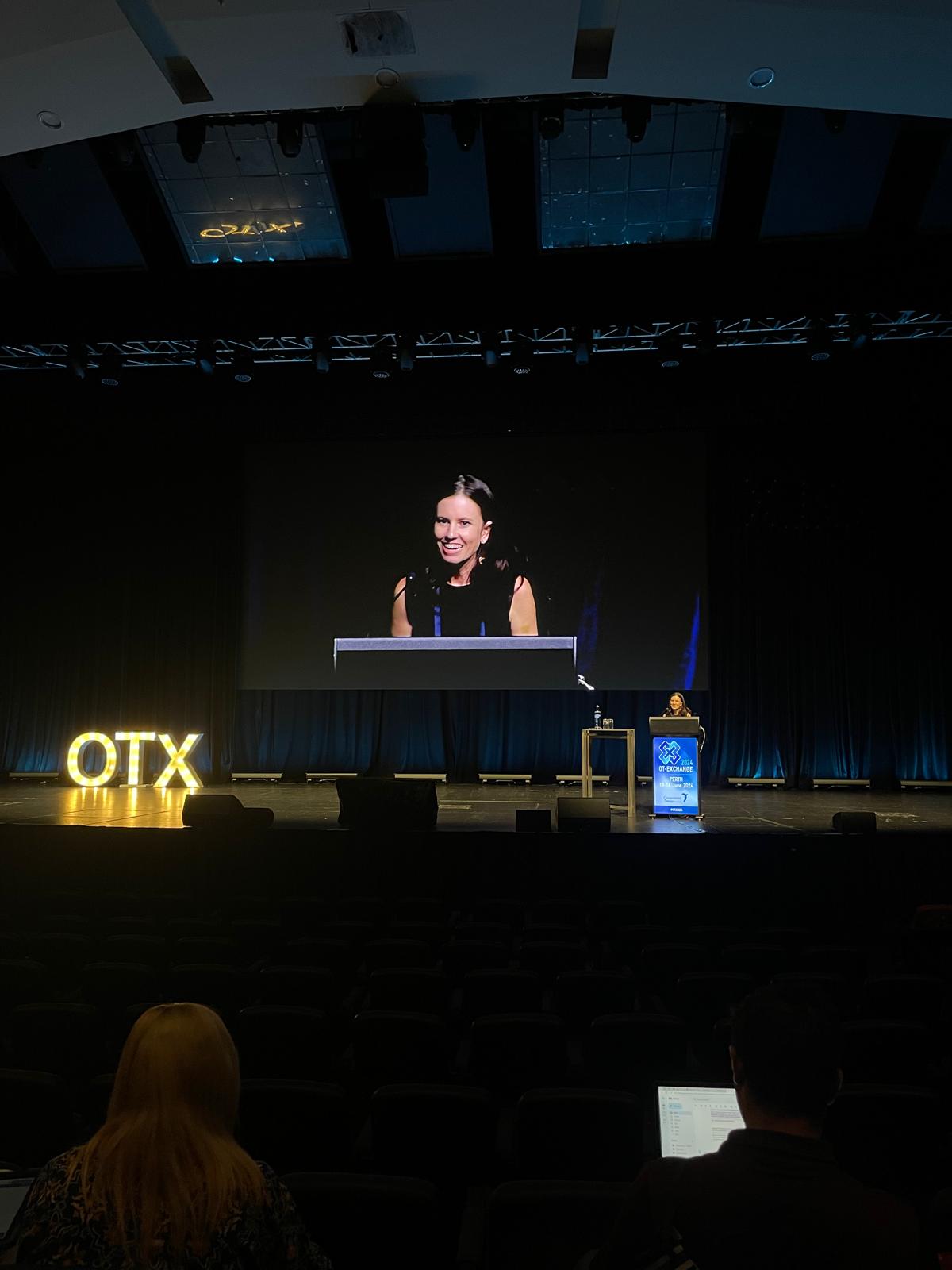 Lisa speaking at the National OTX Conference 2024