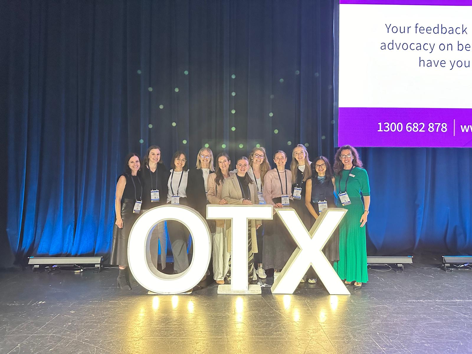 The Inside Out Occupational Therapy team at the National OTX Conference, Perth, June 2024